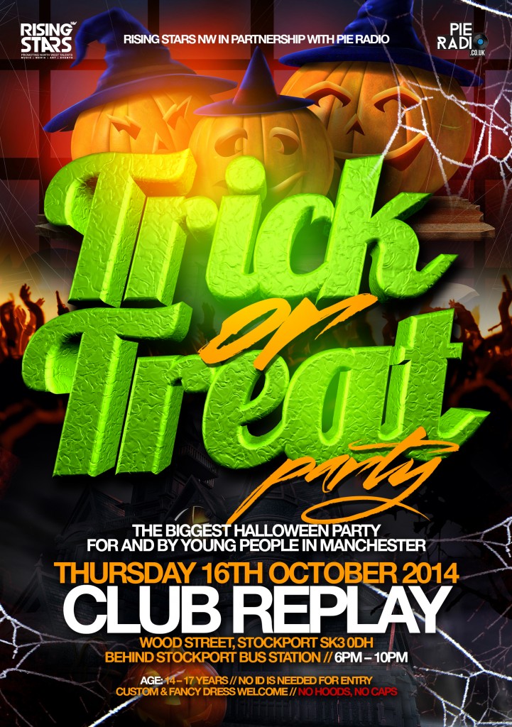 #TrickOrTreatParty #RSNW Banner