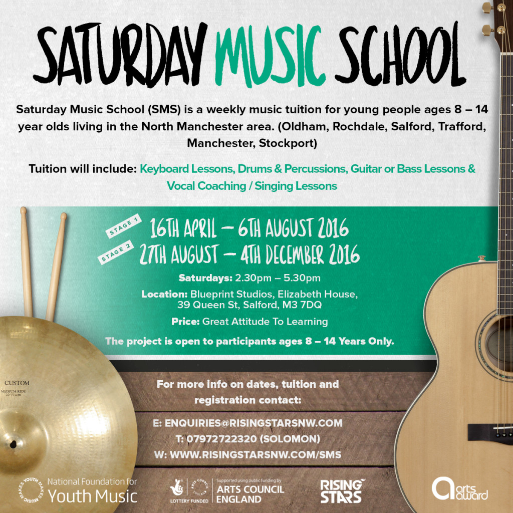 Saturday Music School (SMS) Project by Rising Stars NW CIC